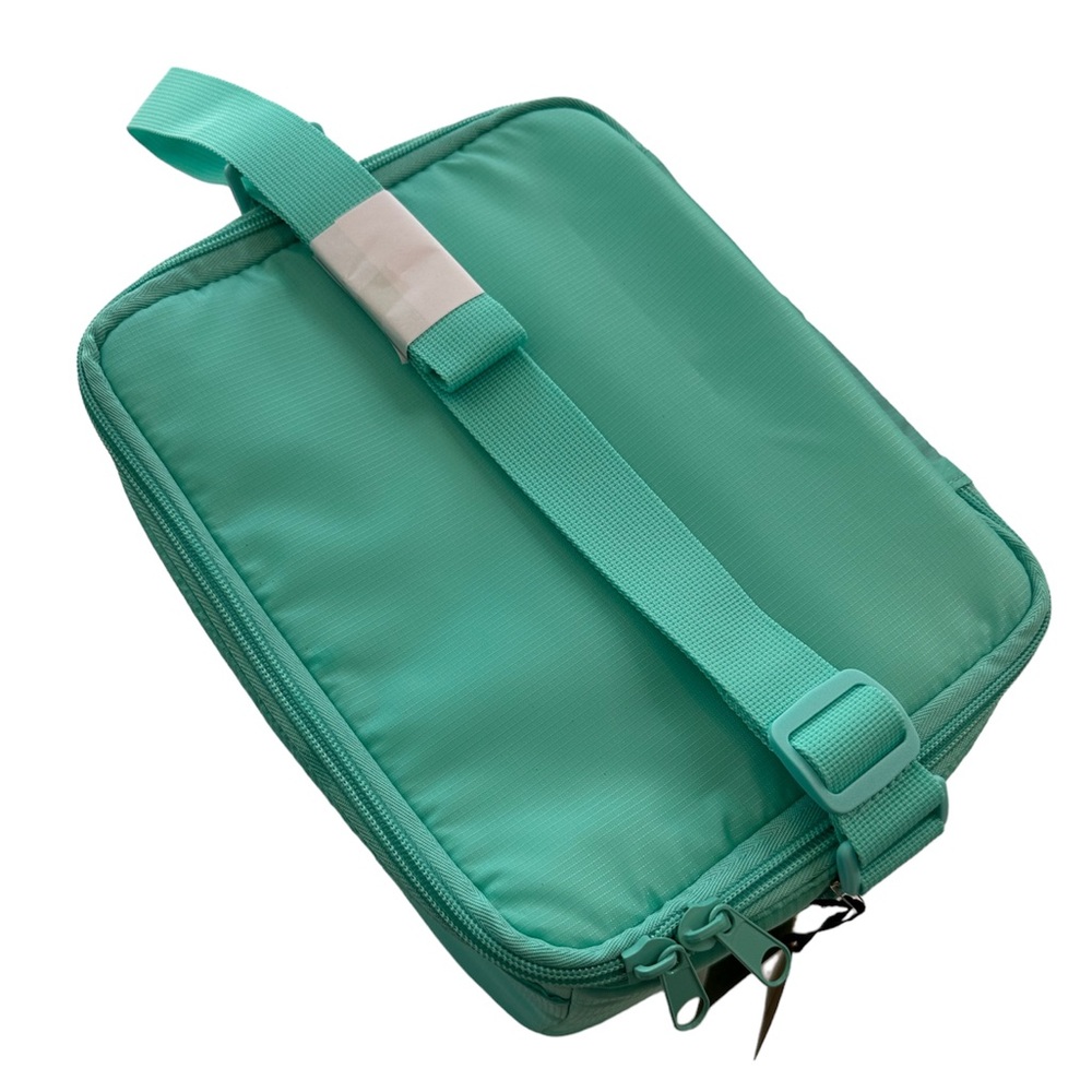 RELISTED *** PINK Victoria’s Secret 6 Pack Soft Palm Tree Cooler In Aqua NWT - Picture 2 of 10